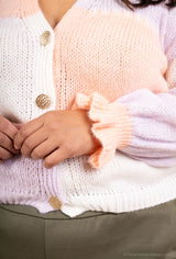 Gilet patchwork coloré