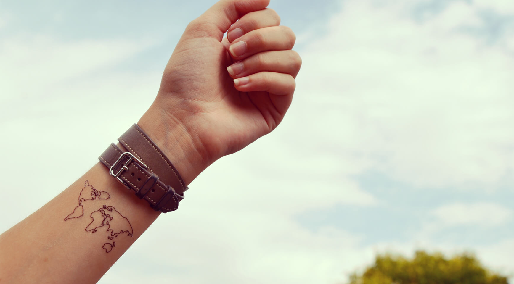 Tattoo Lovely - Carte du monde