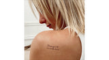 Tattoo Lovely - Chaque jour est une nouvelle chance