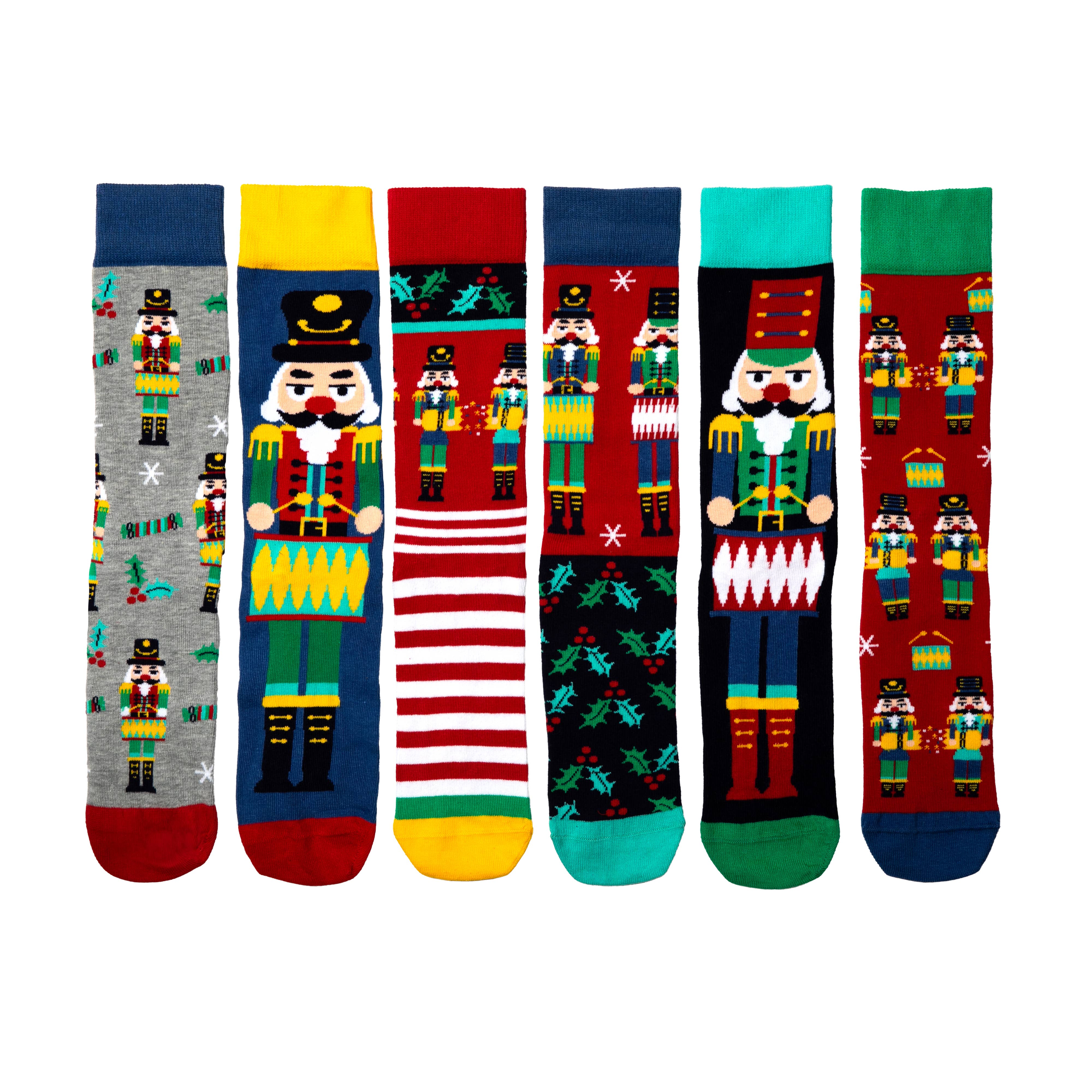 CRACKIN' CHRISTMAS | Coffret cadeau de 6 chaussettes dépareillées - 39-46