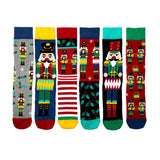 CRACKIN' CHRISTMAS | Coffret cadeau de 6 chaussettes dépareillées - 39-46