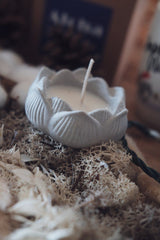 Bougie artisanale - Fleur de Lotus (nymphéas)