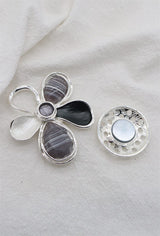 Broche aimantée - Fleur Marguerite