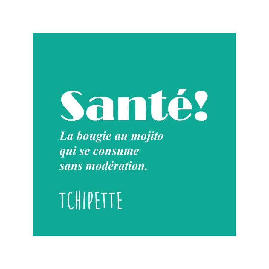 Bougie artisanale - Santé! (Mojito)