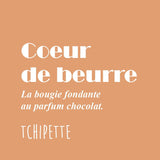Bougie Artisanale - Coeur de Beurre (Chocolat)