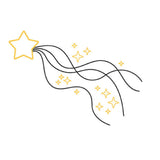Tattoo Lovely - étoile filante