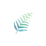 Tattoo Lovely - Feuille tropicale