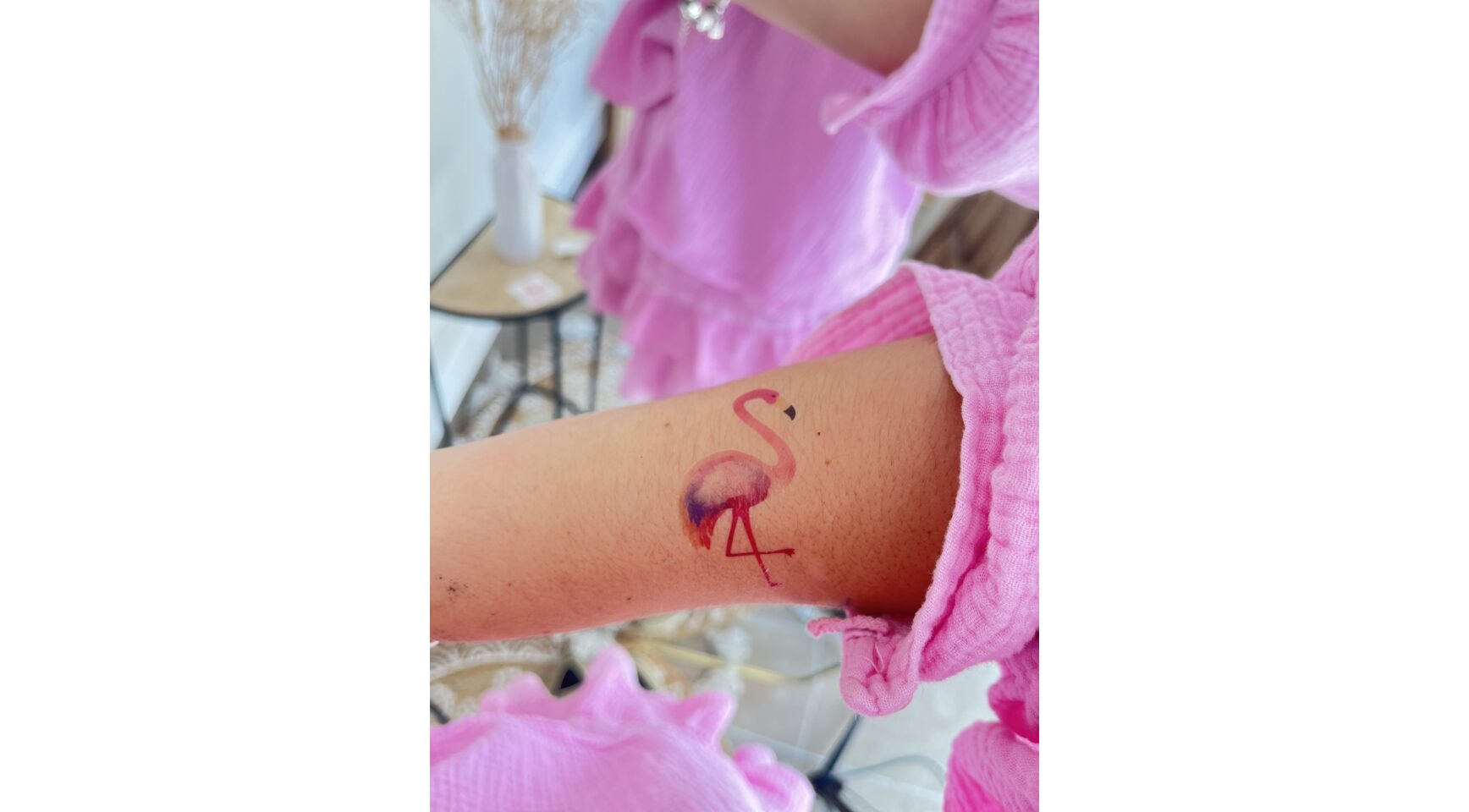Tattoo Lovely - Flamand Rose