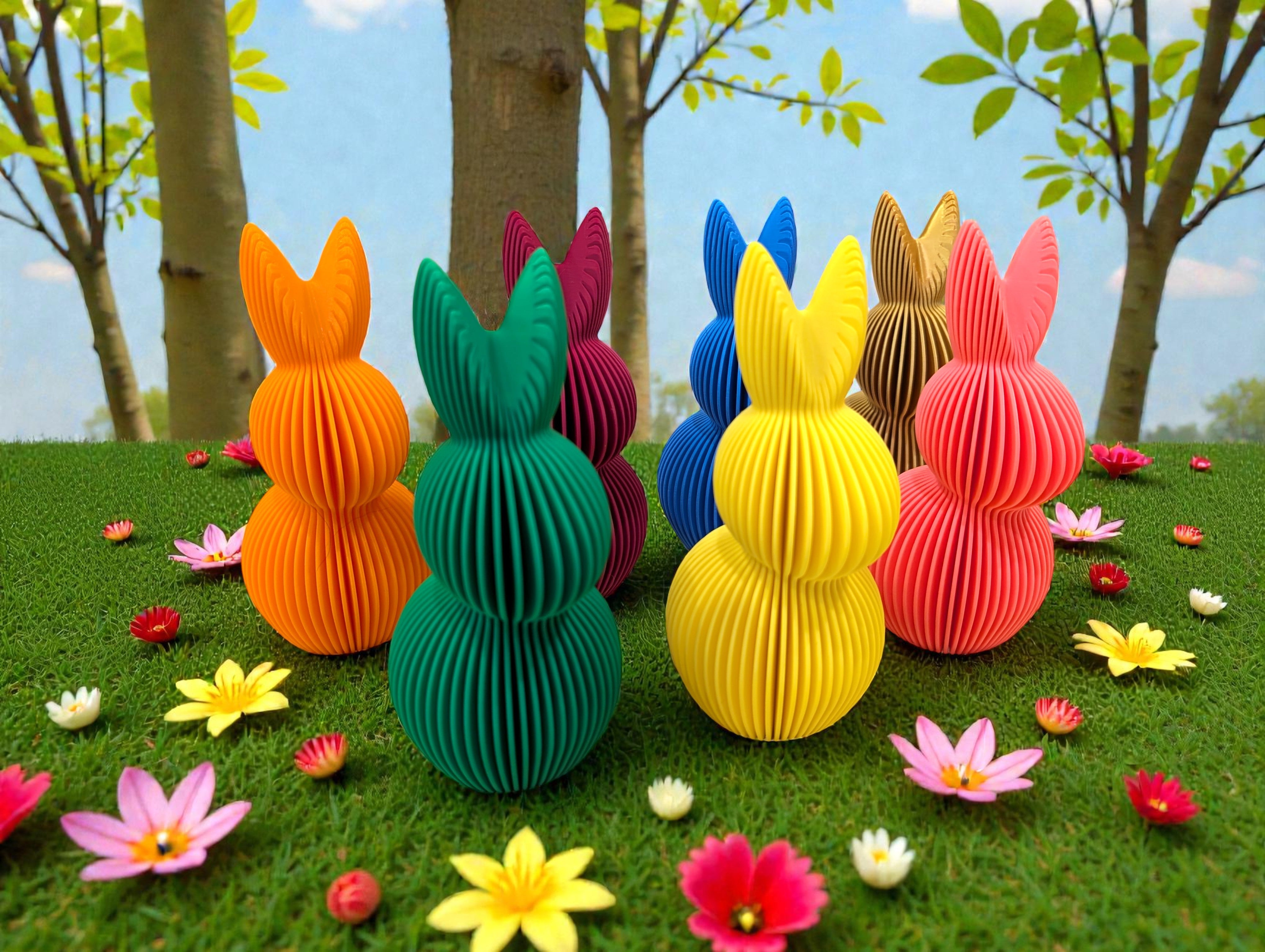 Lapin décoratif de Pâques