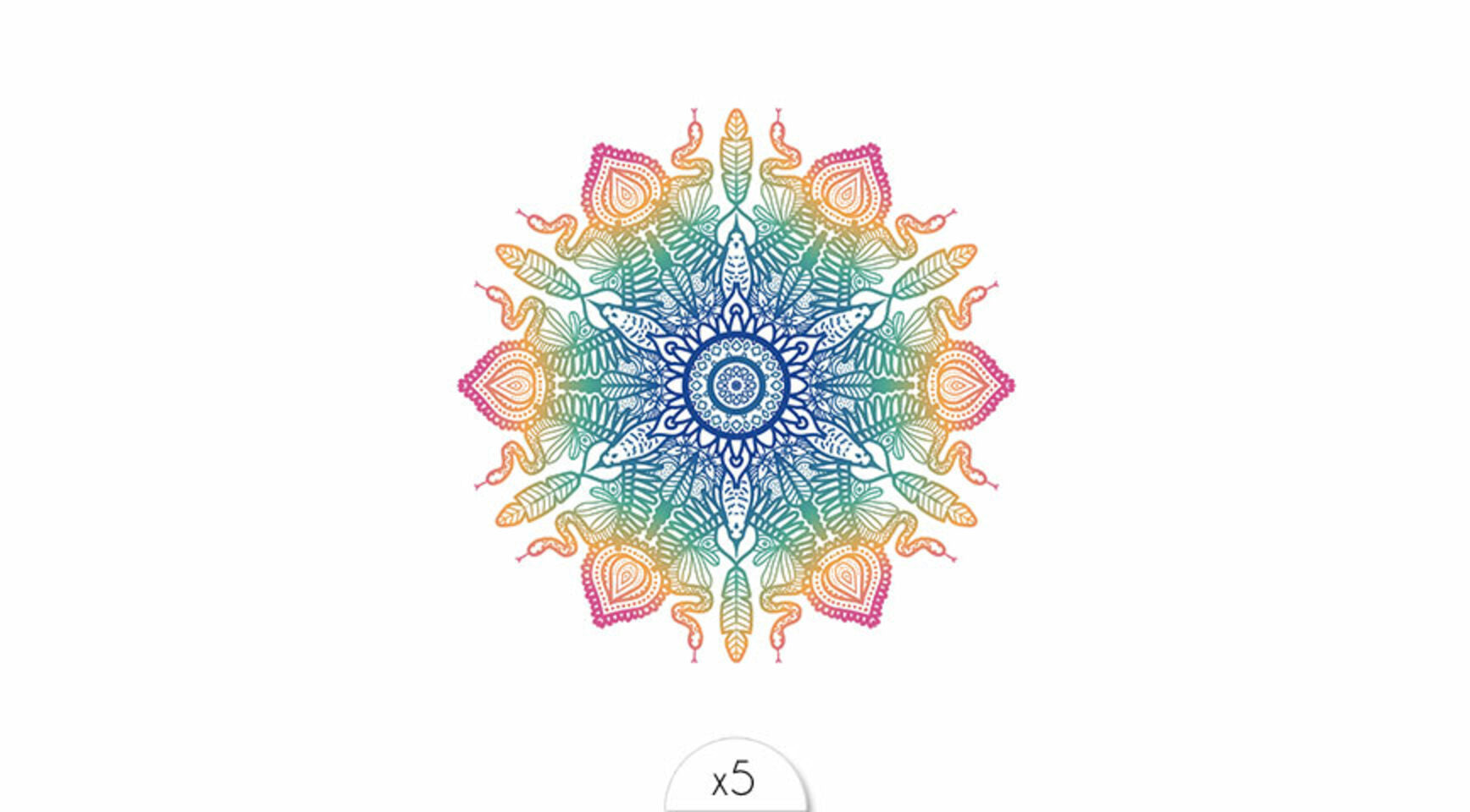 Tattoo Lovely - Mandala Jungle