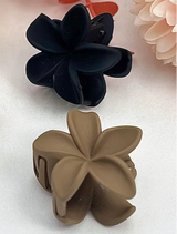 Pince à cheveux - Fleurs (mat)