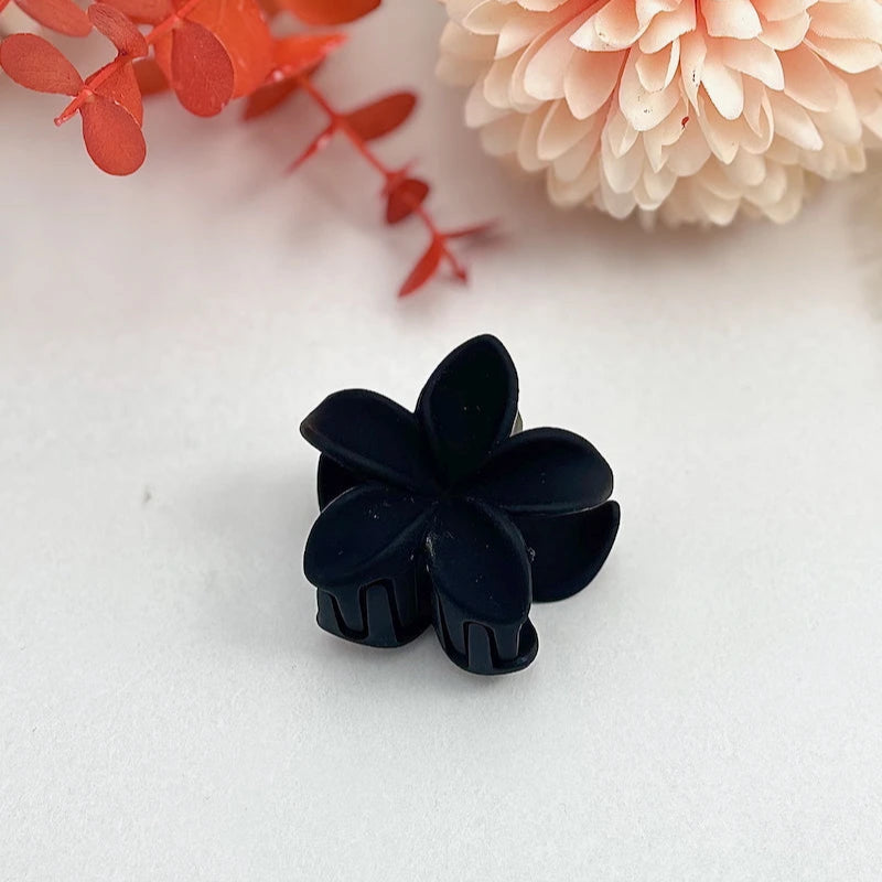 Pince à cheveux - Fleurs (mat)