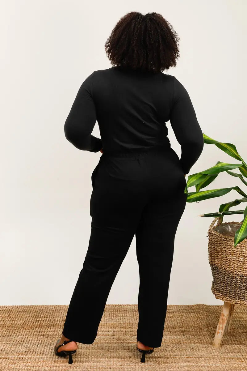 Pantalon confort style training - Noir