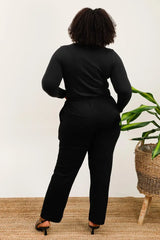 Pantalon confort style training - Noir
