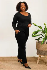 Pantalon confort style training - Noir