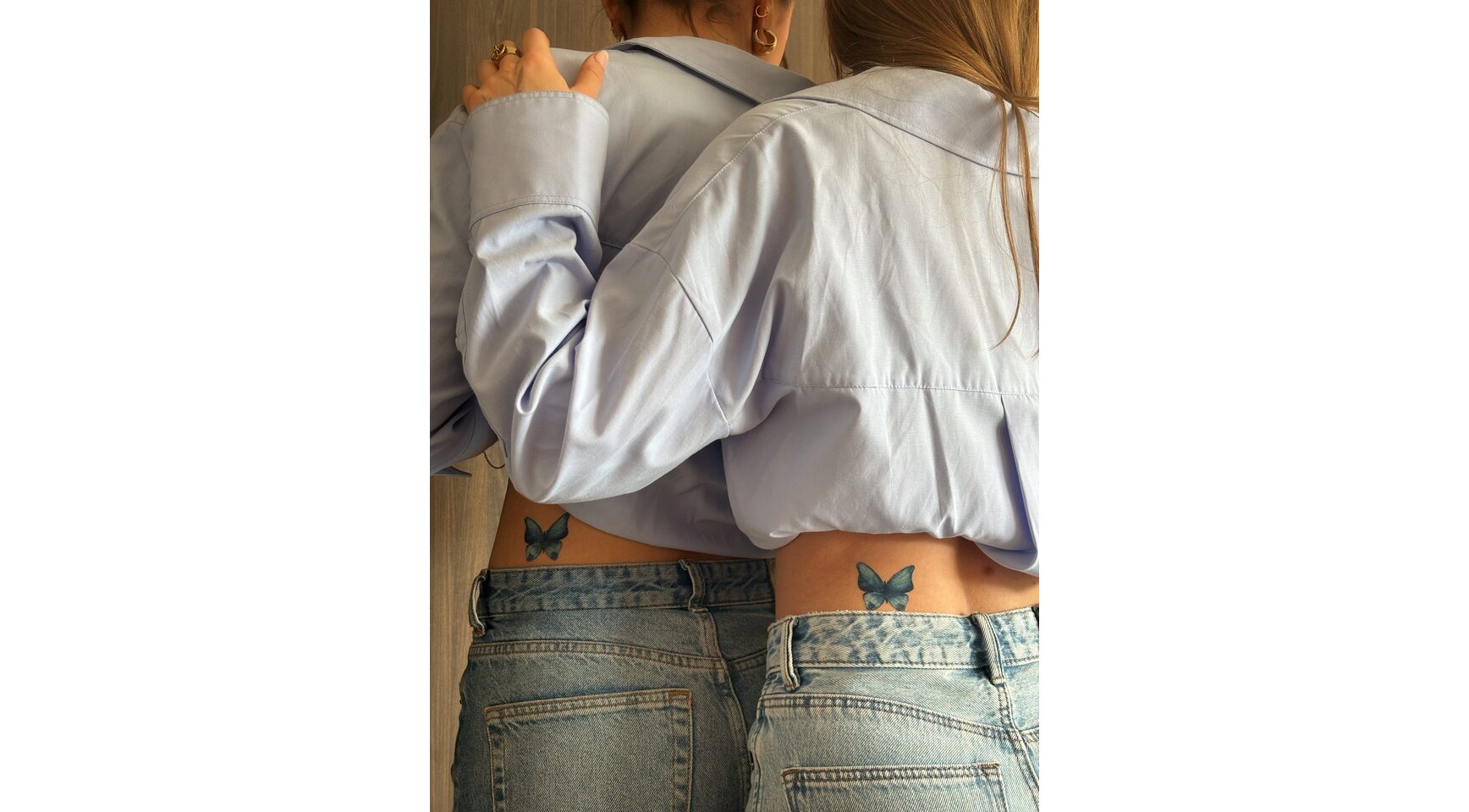 Tattoo Lovely - Papillon bleu