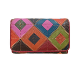 Portefeuille petit format losanges