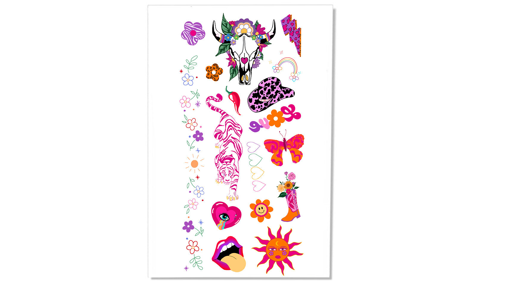 Tattoo Parure - Rainbow