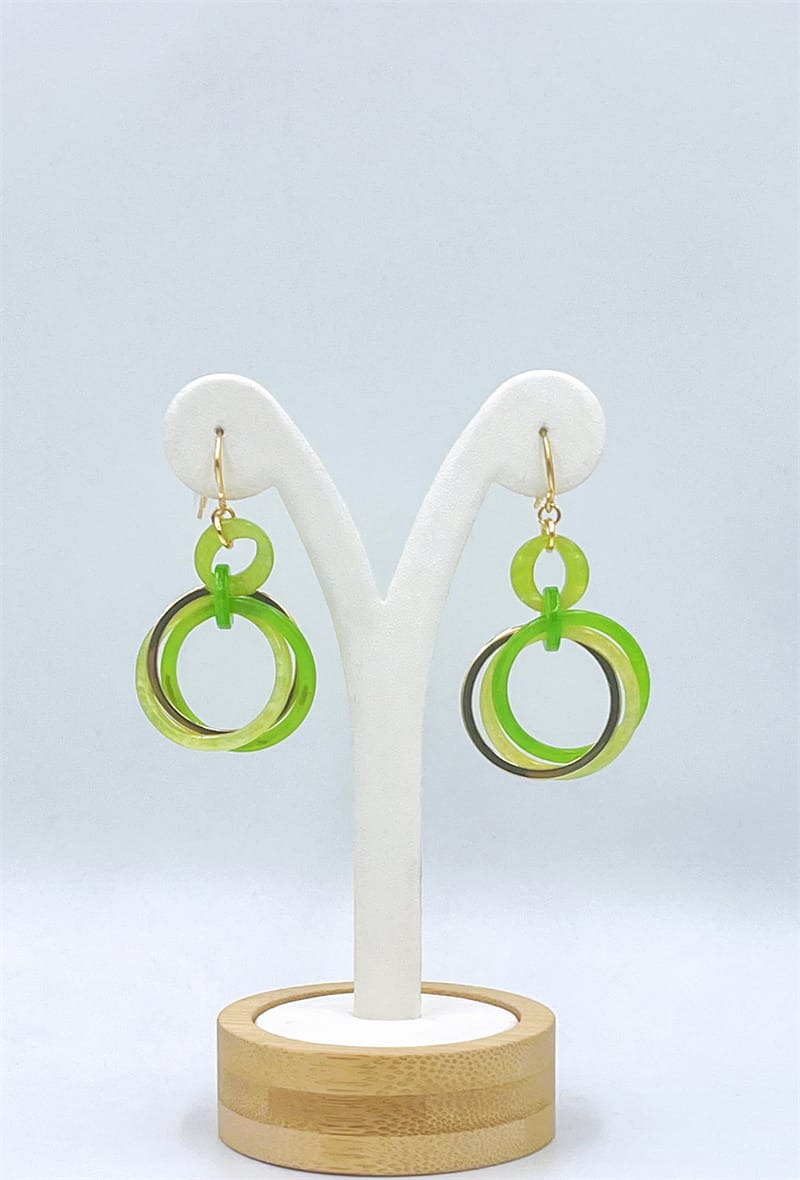 Boucles d'oreilles 3 cercles