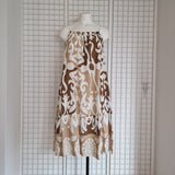 Robe courte à bretelle imprimé graphique