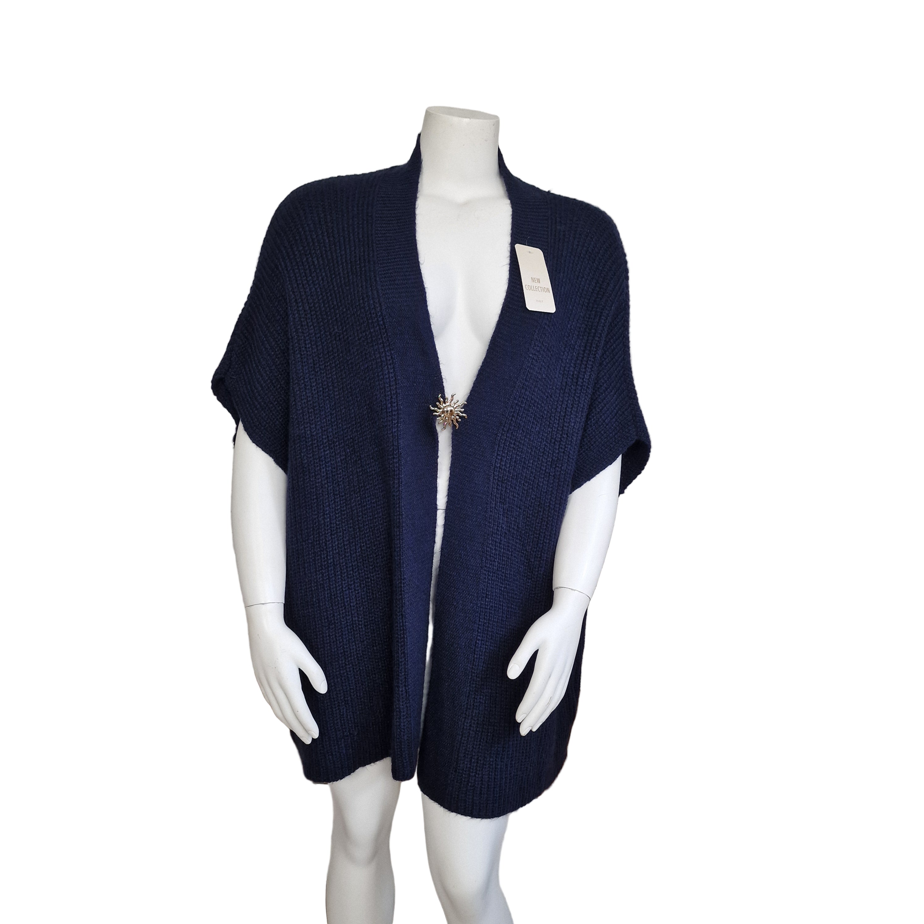 Gilet sans manches en maille avec soleil