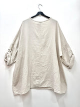 Tunique en gaze de coton manches longues