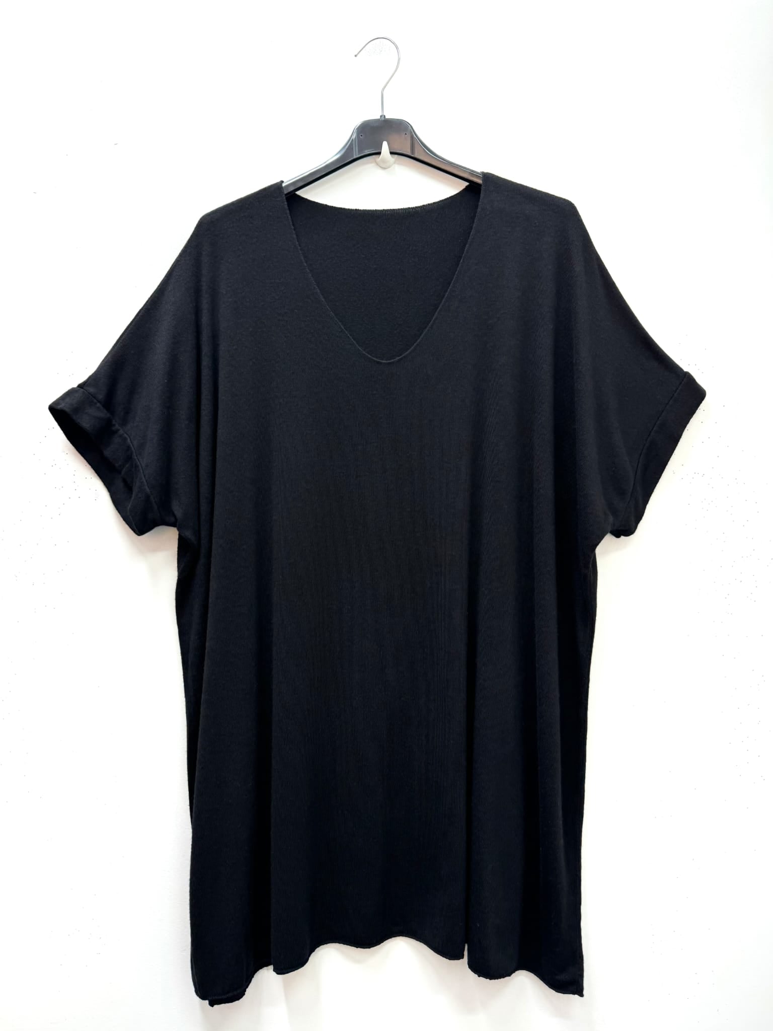Pull doux manches courtes