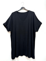Pull doux manches courtes