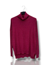 Pull col roulé pailleté