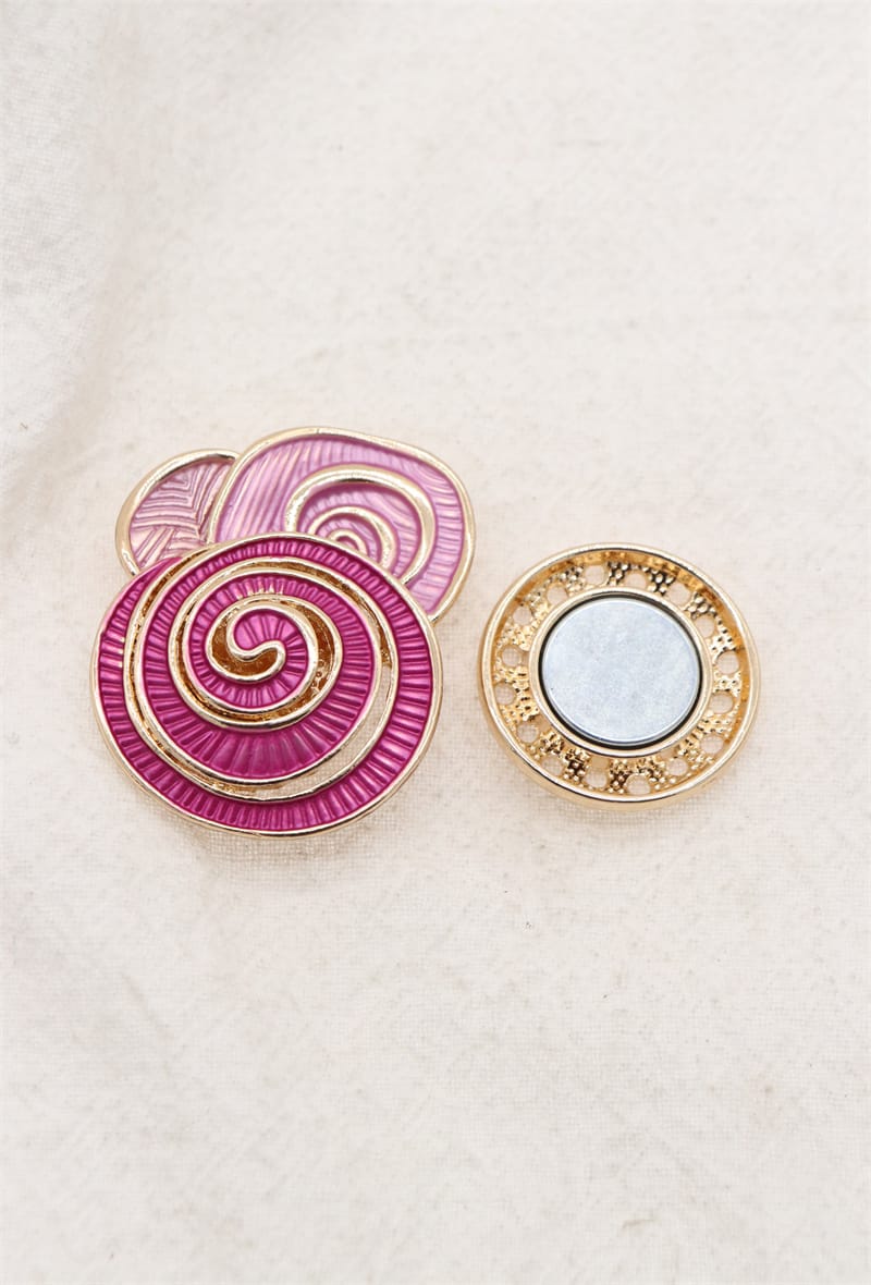 Broche aimantée - Tourbillons