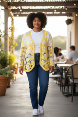 Gilet en maille crochet