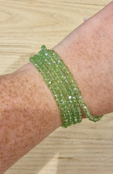Collier perles - Vert clair