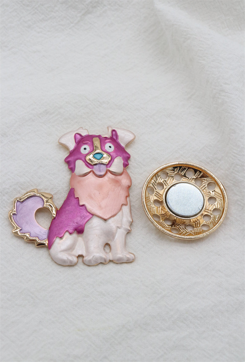 Broche aimantée - Grand chien