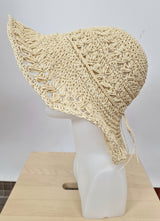 Chapeau tressé