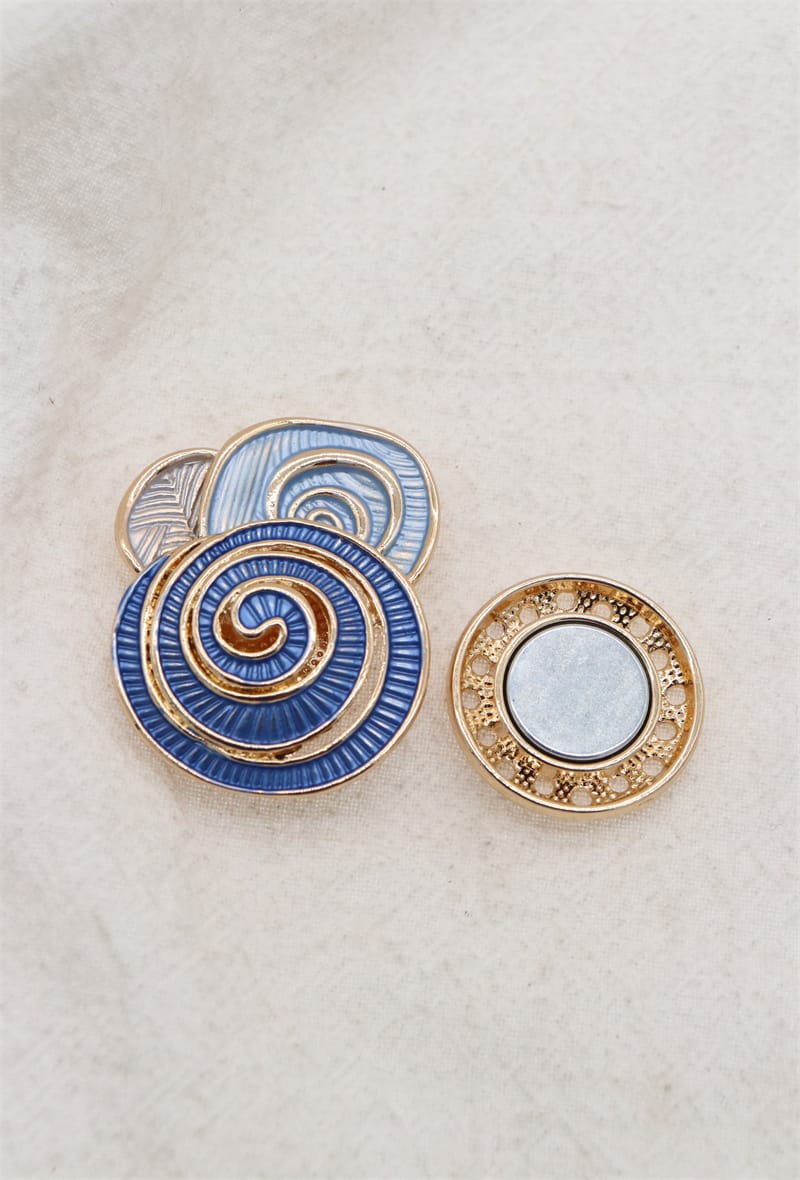 Broche aimantée - Tourbillons