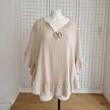 Tunique / Poncho en gaze de coton