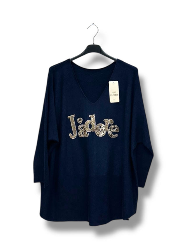 Pull "J'adore"