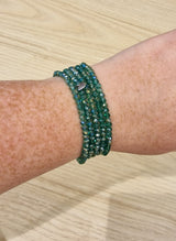 Collier perles - Vert