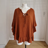 Tunique / Poncho en gaze de coton