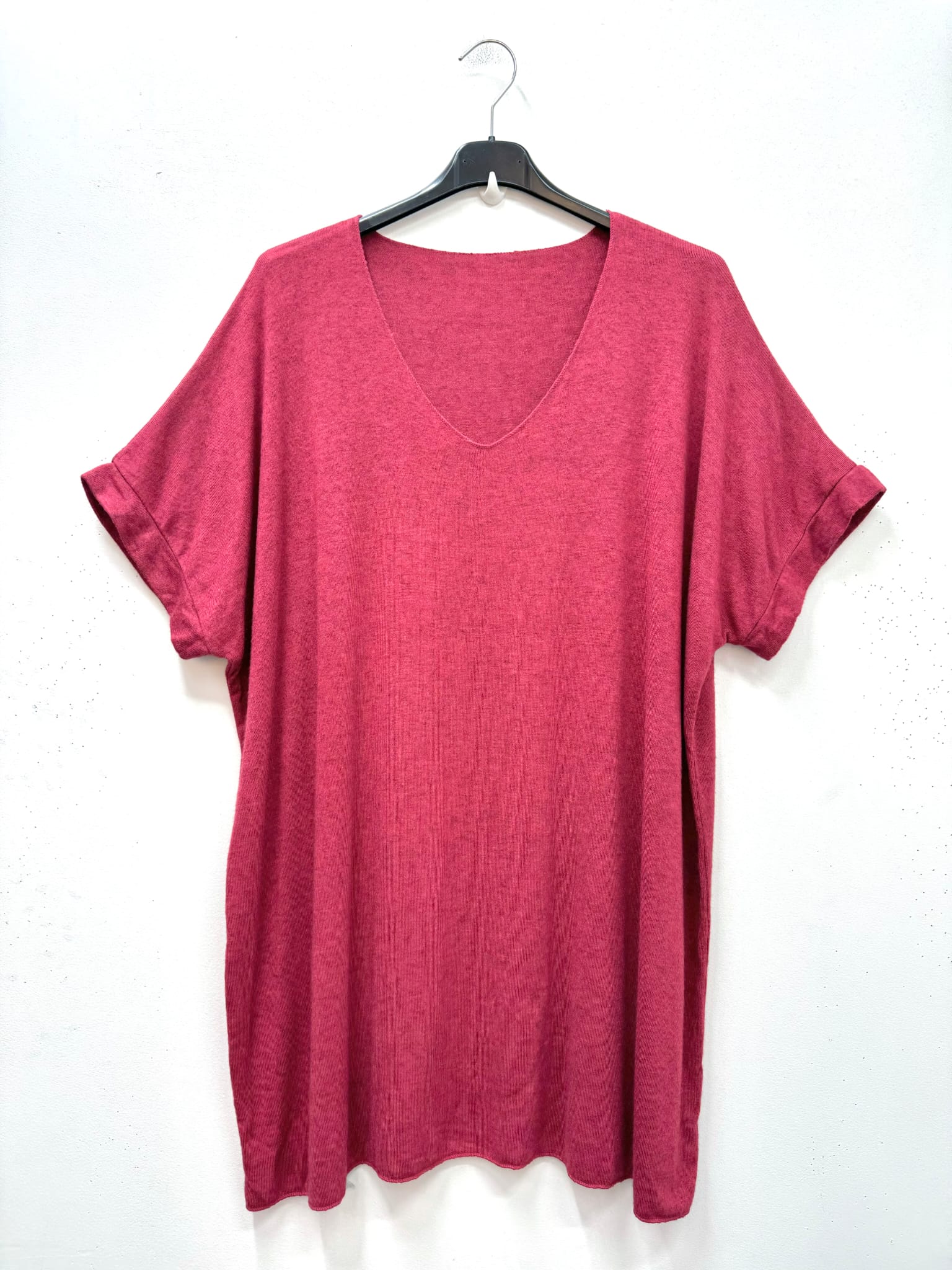 Pull doux manches courtes