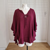 Tunique / Poncho en gaze de coton