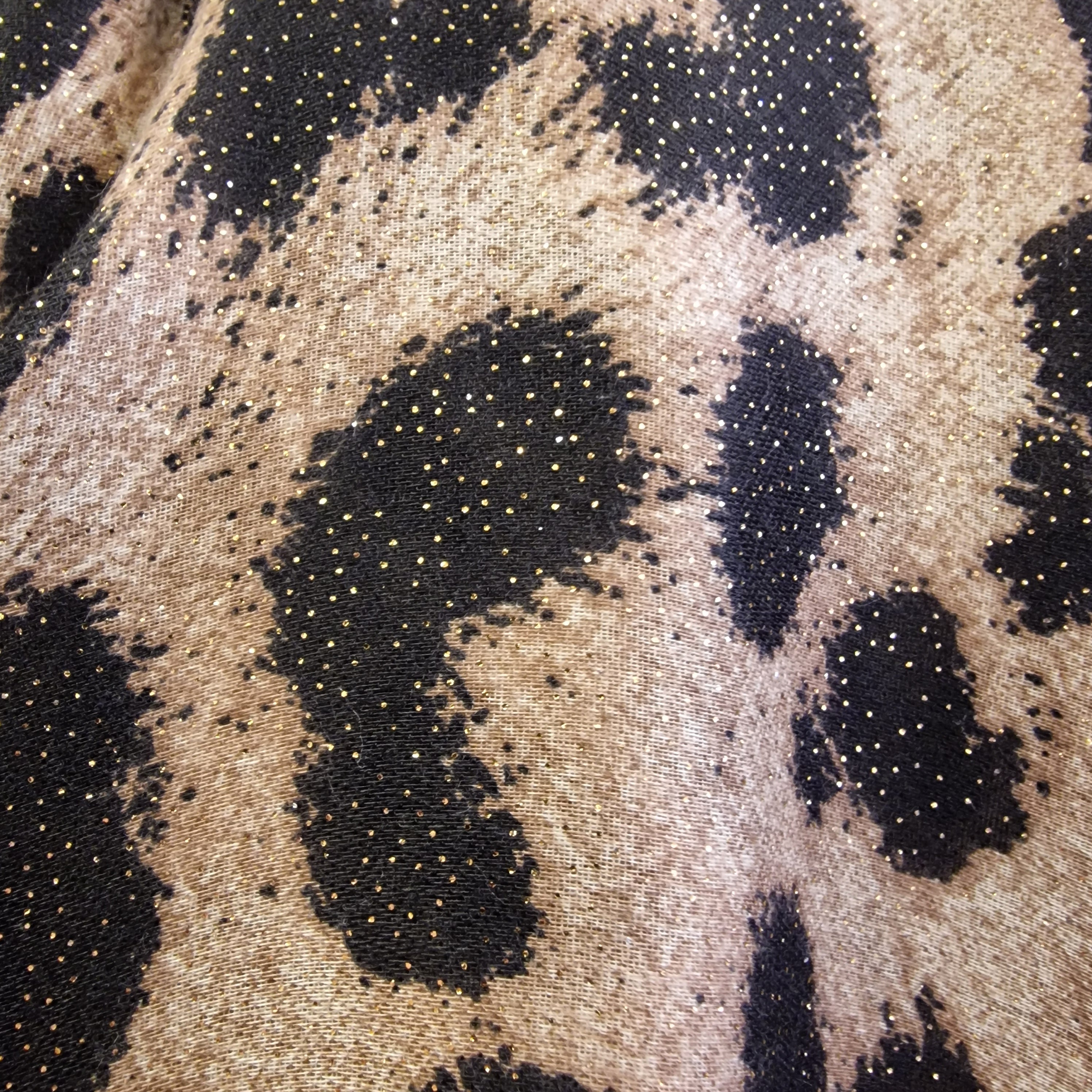Foulard léopard avec brillant