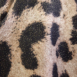 Foulard léopard avec brillant