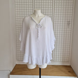 Tunique / Poncho en gaze de coton