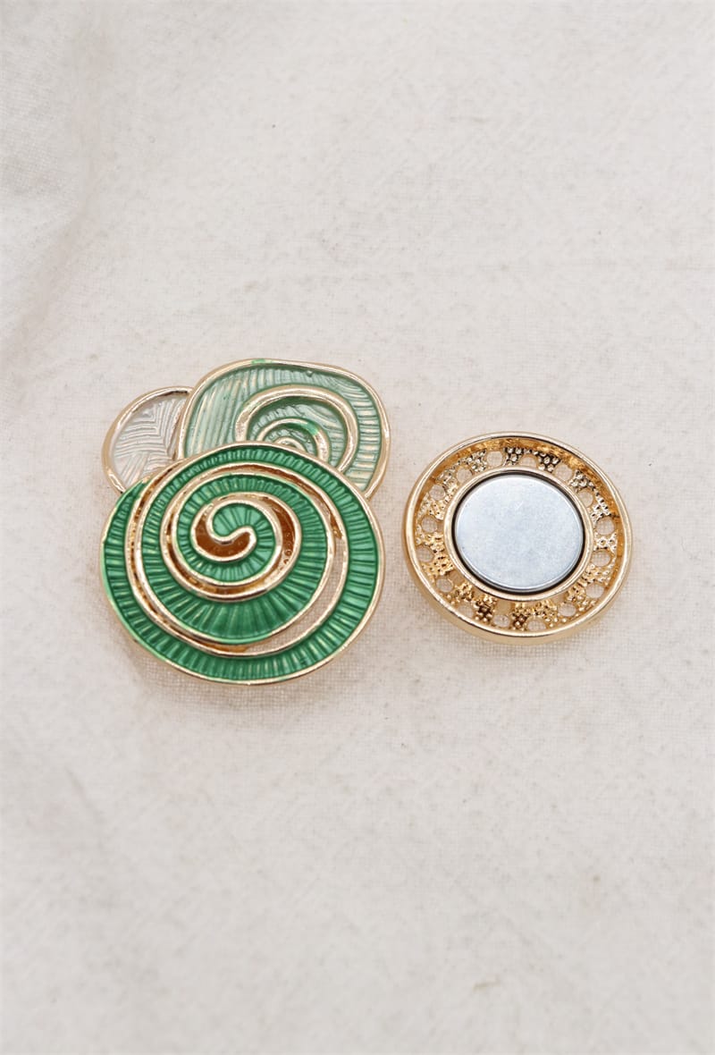 Broche aimantée - Tourbillons