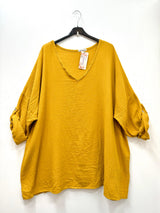 Tunique en gaze de coton manches longues