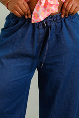 Pantalon jean jambes large
