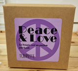 Bougie artisanale - Peace& Love (Patchouli)