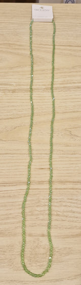 Collier perles - Vert clair