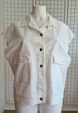 Veste en jean sans manche